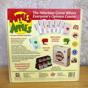 2001-2005 Y2K Apples to Apples Wood Box Apple Crate Edition Party Pack Storage